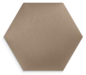 Čalouněný panel - Šestiúhelník - 40x35cm Barva: Béžová
