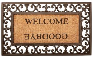 Venkovní rohožka Welcome/Goodbye, 75,5x40 cm