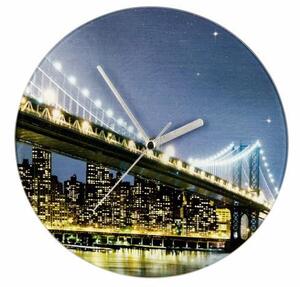WENKO Brooklyn Bridge Nástěnné hodiny 27cm