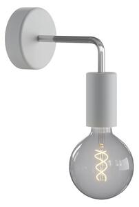 Venkovní nástěnná lampa s ramenem Fermaluce EIVA ELEGANT E27 - IP65 Barva: ledovcově šedá, Žárovka: bez žárovky