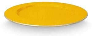 Pip Studio Pip Chique kovový talíř Ø32cm, žlutý (Velký kovový talíř)