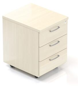 NABYTEK-DESIGNOVY.CZ - KS30 12 - Kontejner 3 zásuvkový Komfort 52x43x59 cm, javor