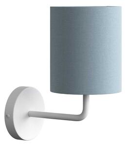 Kovová nástěnná lampa se stínidlem Fermaluce Metal E27 Barva: bílá - humrový Cinette, Žárovka: bez žárovky