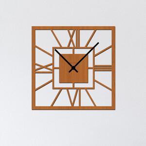 Dřevo života | Nástěnné hodiny SQUARE | Barva: Ořech | Velikost hodin: 40x40