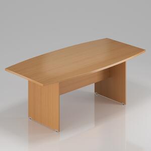 NABYTEK-DESIGNOVY.CZ - Konferenční stůl KOMFORT, dřevěná podnož, 200×100×76 cm, buk – SKA33 11