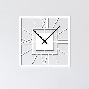 Dřevo života | Nástěnné hodiny SQUARE | Barva: Černá | Velikost hodin: 35x35