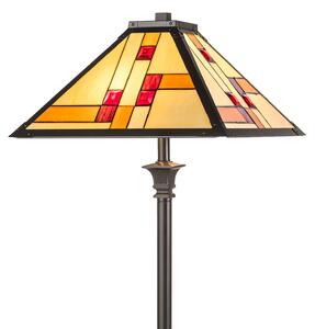 Stojací lampa KT1836-50+P1837 ve stylu Tiffany