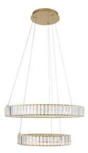 Nova Luce Závěsné designové svítidlo Aurelia 2, ø 60cm, zlaté