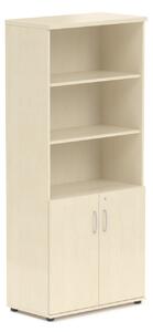 NABYTEK-DESIGNOVY.CZ - S582 12 - Kancelářská skříň Komfort, 80x38,5x183,5 cm, dveře 2/5 , javor
