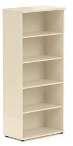 NABYTEK-DESIGNOVY.CZ - S580 12 - Kancelářský regál Komfort, 80x38,5x183,5 cm, bez dveří , javor