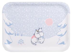Muurla Podnos Moomin Let it snow 27x20cm