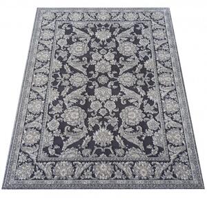 Moderný koberec s krémovým vzorom