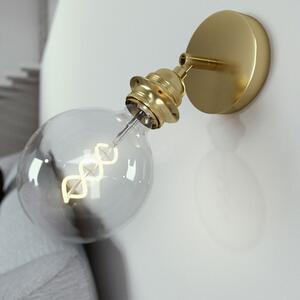 Kovová nástěnná lampička s kloubem Fermaluce Metal E27 - s úchytem pro stínidlo Barva: bílá, Žárovka: bez žárovky