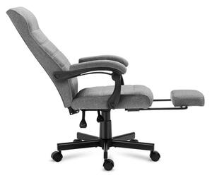 Huzaro Kancelářská židle Boss 4.4 s výsuvnou podnožkou - černá