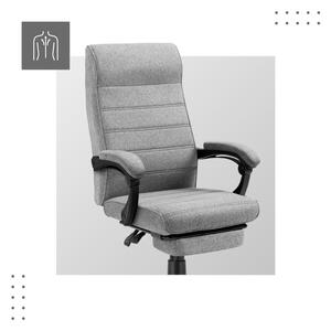 Huzaro Kancelářská židle Boss 4.4 s výsuvnou podnožkou - šedá