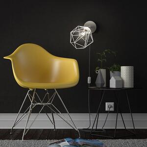 Kovová nástěnná lampička s kloubem Spostaluce Metal E27 - s úchytem pro stínidlo Barva: černá, Žárovka: bez žárovky