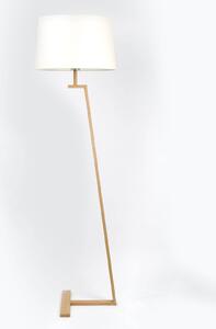 Stojací lampa Memphis LS, textilní stínidlo, bílá