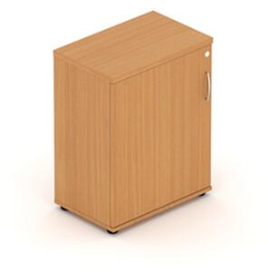 NABYTEK-DESIGNOVY.CZ - Kancelářská skříň nástavbová KOMFORT, 60×38,5×75 cm, dveře 2/2, buk – SN262 11