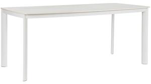 -25 % Dny MOMENTI– Bizzotto Bílý zahradní stůl Alcora 180 x 90 cm s keramickou deskou