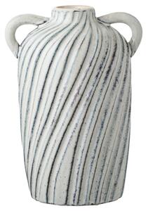 Nordic Living Bílá keramická váza Antic 22 cm