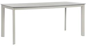 -25 % Dny MOMENTI– Bizzotto Světle šedý zahradní stůl Alcora 180 x 90 cm s keramickou deskou