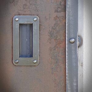 Ocelové dveře RUSTY METAL DUO, oboustranné