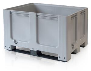 Paletový kontejner - Big Box - 1200 x 1000 x 760 mm, 3 ližiny