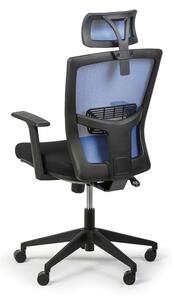 Kancelářská židle FANTOM 1+1 ZDARMA, modrá