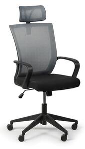 Kancelářská židle BASIC, šedá