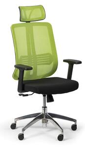 Kancelářská židle CROSS, zelená