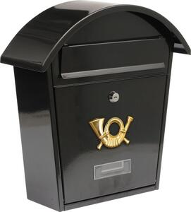 Vorel Poštovní schránka se stříškou oblou - černá