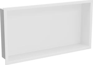 Mexen X-Wall-R, polička na zapuštění na obklad s límcem 60 x 30 cm, bílá, 1920603010
