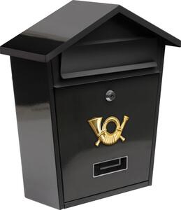 Vorel Poštovní schránka se stříškou - černá