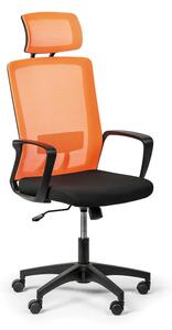 Kancelářská židle BASE PLUS 1+1 ZDARMA, oranžová