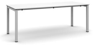 Jednací stůl AIR, deska 2000 x 800 mm, bílá