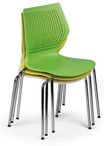 Jídelní židle POLY, zelená