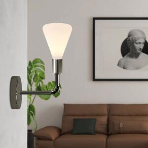 Kovová nástěnná lampa s ramenem Fermaluce Elle Siro E27 Barva: perleťově černá