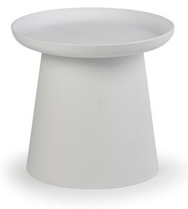 Plastový kávový stolek FUNGO, průměr 500 mm, cihlový