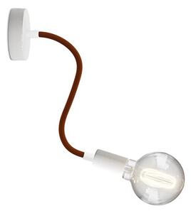 Nástěnná lampa s husím krkem E27 Flex Metal Globe 30cm Barva: matná bílá