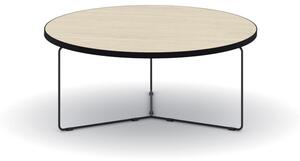 Kulatý konferenční stůl TENDER, výška 275 mm, průměr 900 mm, grafitová