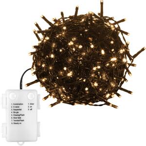 VOLTRONIC® 67676 Vánoční LED osvětlení - 5 m, 50 LED, teple bílé, na baterie