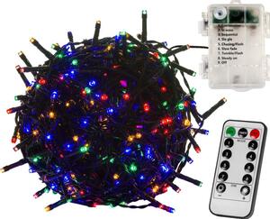 VOLTRONIC® 67414 Vánoční řetěz - 20 m, 200 LED, barevný, na baterie