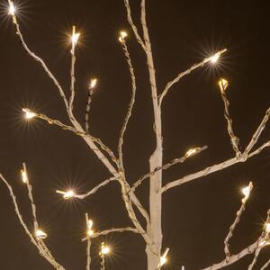 Nexos 64261 Dekorativní LED světelný strom s 48 LED, 60 cm - bílý