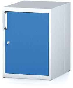 Alfa 3 Závěsná dílenská skříňka na nářadí k pracovním stolům MECHANIC, 480 x 600 x 662 mm, modré dveře