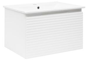 Koupelnová skříňka s umyvadlem Naturel Savona 78x43x44,8 cm bílá lesk