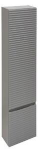 Koupelnová skříňka vysoká Naturel Savona 40,2x157x21,7 cm šedá mat