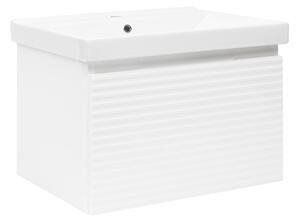 Koupelnová skříňka s umyvadlem Naturel Savona 78x43x44,8 cm bílá lesk