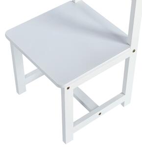 Dětská sada stolu a židlí 13450 bílá