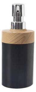 Orion Dávkovač na mýdlo / jar, černý plast s bambusem TUKAN