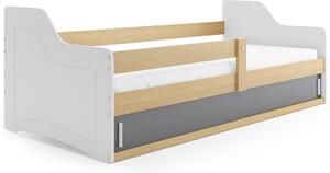 Dětská postel Sofix 1 80x160 - 1 osoba - Borovice, Grafit